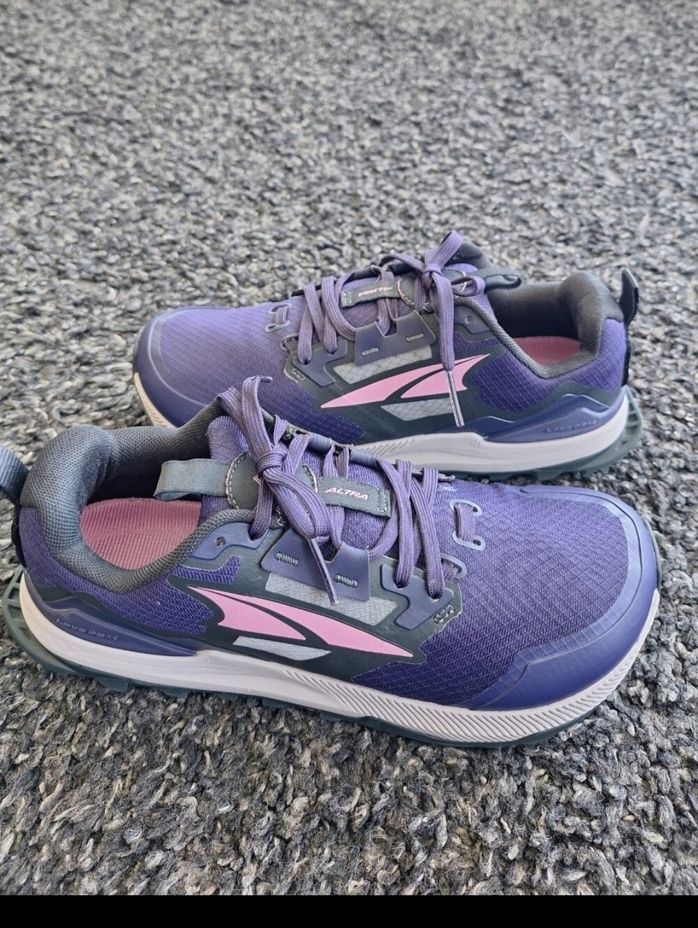 Altra Lone Peak 7 Purple Pink Trail Running Shoes Sneakers Womens Size 5.5